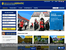 Tablet Screenshot of destinationadriatic.com